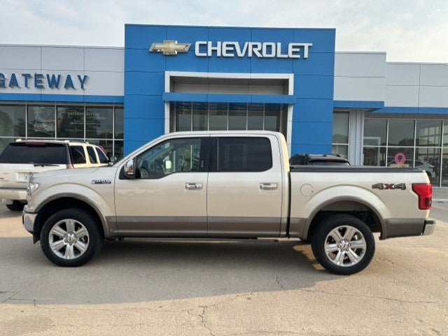 2018 Ford F-150 XL in Tan — front three-quarter view