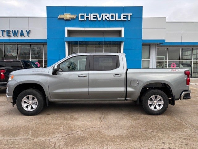 2026 Chevrolet Silverado 1500 LT in Sterling Gray Metallic — front three-quarter view
