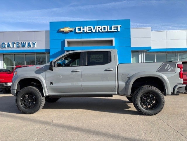 2025 Chevrolet Silverado 1500 RST in Slate Gray Metallic — front three-quarter view