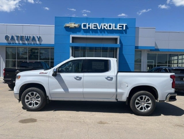 2026 Chevrolet Silverado 1500 LTZ in Polar White Tricoat — front three-quarter view
