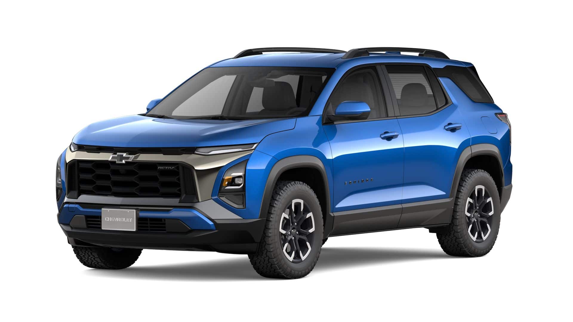2027 Chevrolet Equinox ACTIV in Reef Blue Metallic — front three-quarter view
